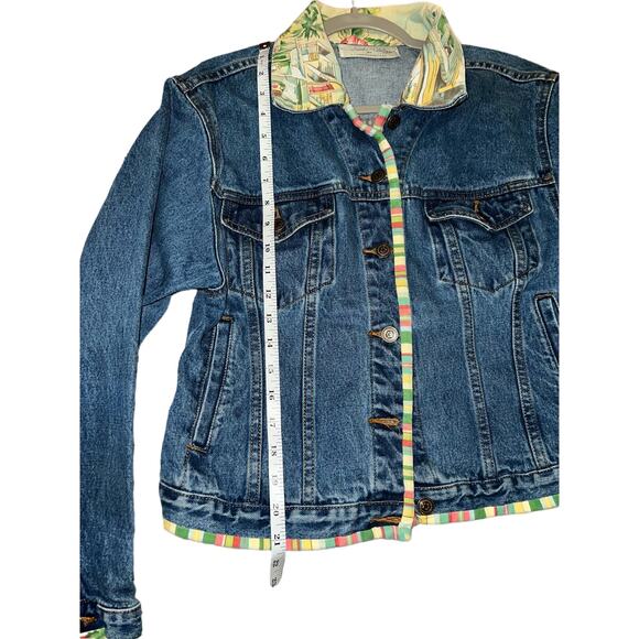 Tasha Polizzi for T.D. SaddleBlanket & Co. Denim Tapestry Jacket - Picture 4 of 8